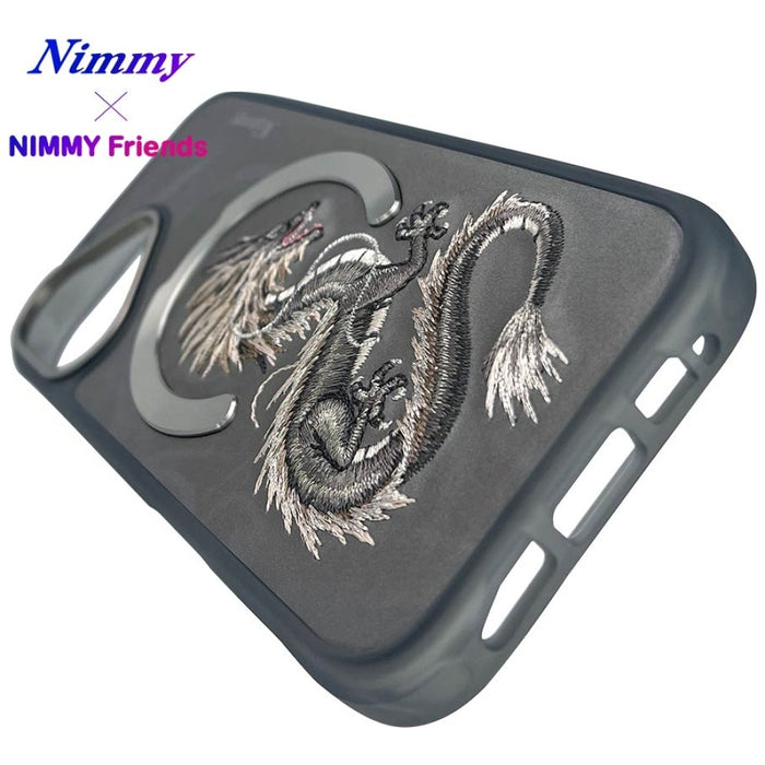 Nimmy Dragon MagSafe iPhone 16 Case - Gray