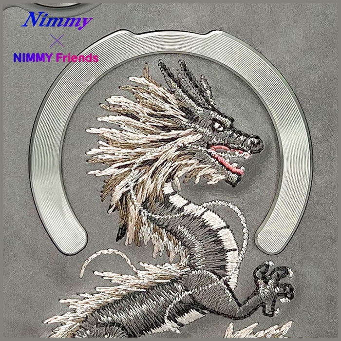 Nimmy Dragon MagSafe iPhone 16 Case - Gray