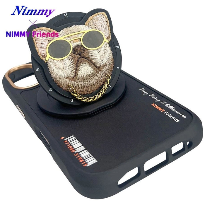 Nimmy Glasses Cool nag MagSafe case for iPhone 16 - black