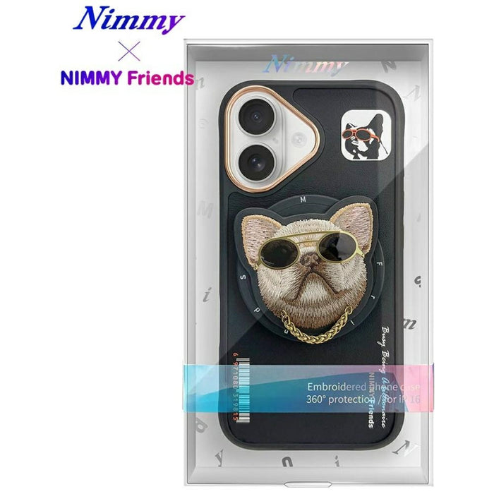 Nimmy Glasses Cool nag MagSafe case for iPhone 16 - black