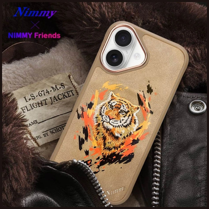 Nimmy Tiger MagSafe case for iPhone 16 - brown