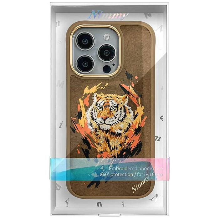 Nimmy Tiger MagSafe case for iPhone 16 Pro - brown