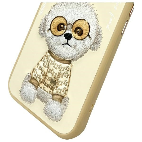Nimmy Glasses Cool iPhone 15 Case - Beige
