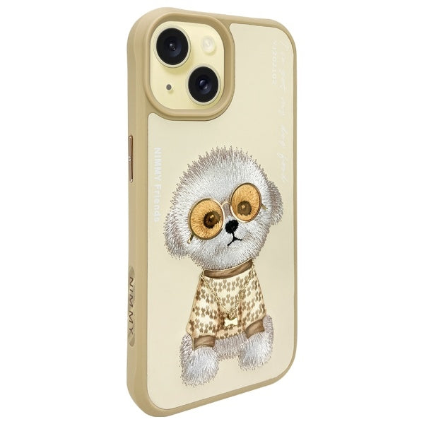 Nimmy Glasses Cool iPhone 15 Case - Beige