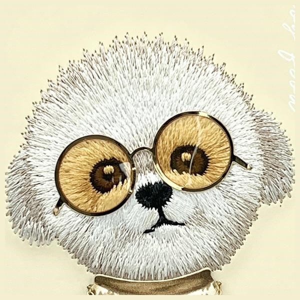 Nimmy Glasses Cool iPhone 15 Case - Beige