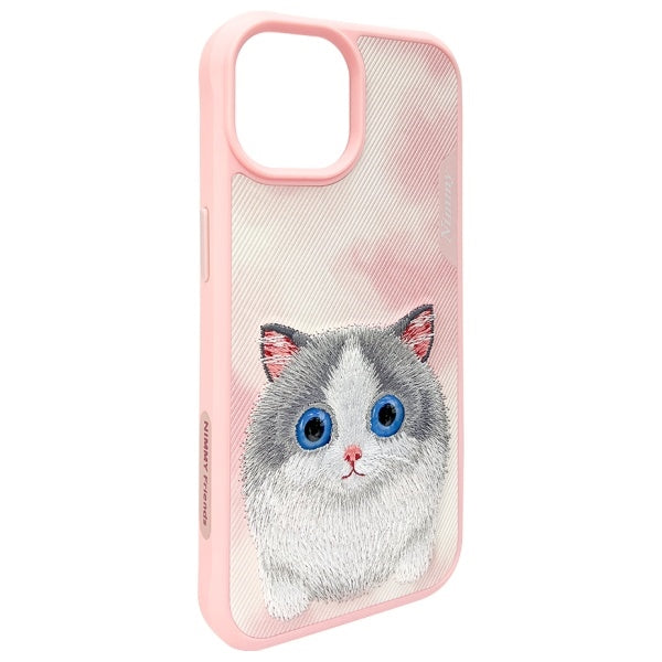 Nimmy Big Eyed Pet 2.0 Cat Case for iPhone 15 - Pink
