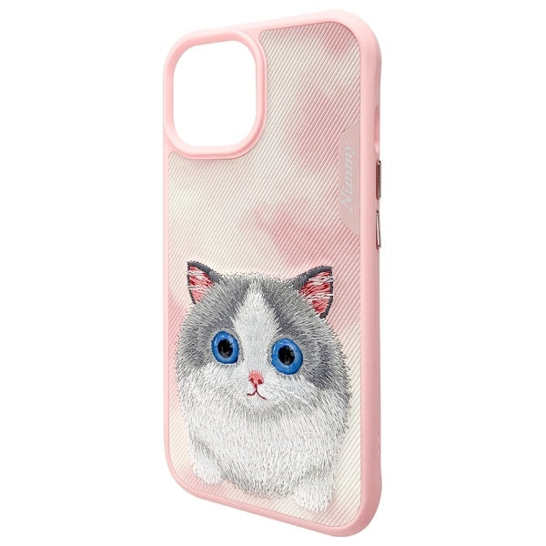 Nimmy Big Eyed Pet 2.0 Cat Case for iPhone 15 - Pink