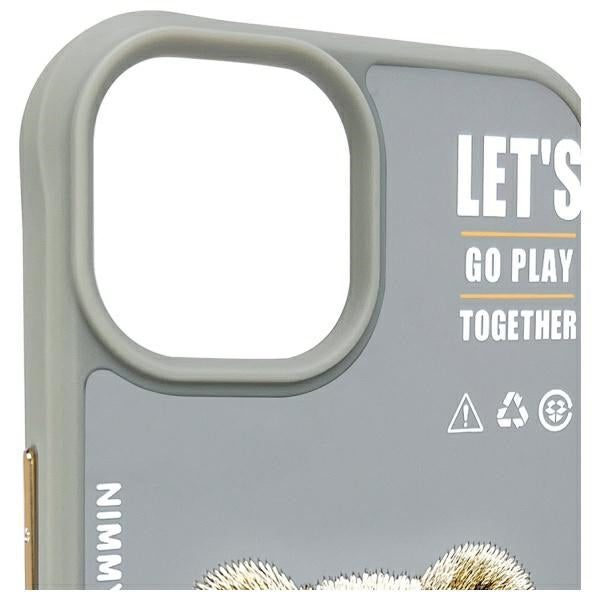 Nimmy Cool&amp;Cute 2.0 Bear Case for iPhone 15 - Gray