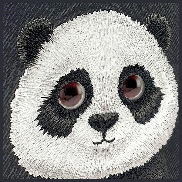 Nimmy Big Eyed Pet 2.0 Panda case for iPhone 15 Pro - black