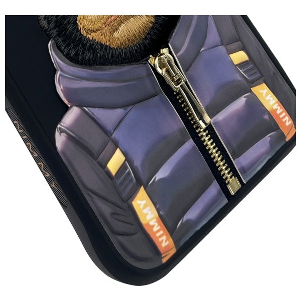 Nimmy Cool&amp;Cute 2.0 Monkey Case for iPhone 15 Pro - Black