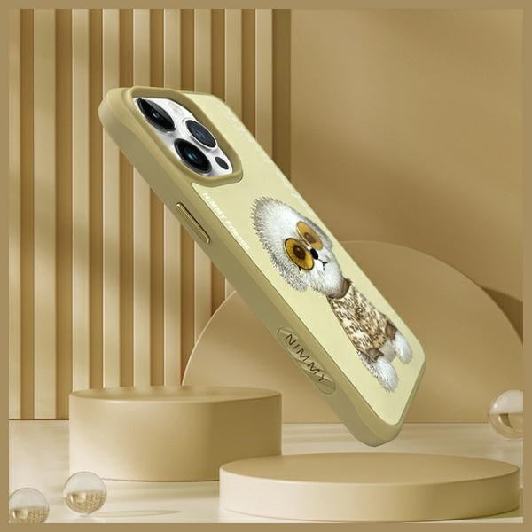 Nimmy Glasses Cool Case for iPhone 15 Pro - Beige