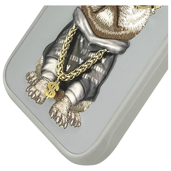 Nimmy Glasses Cool Dog iPhone 15 Pro Case - Gray