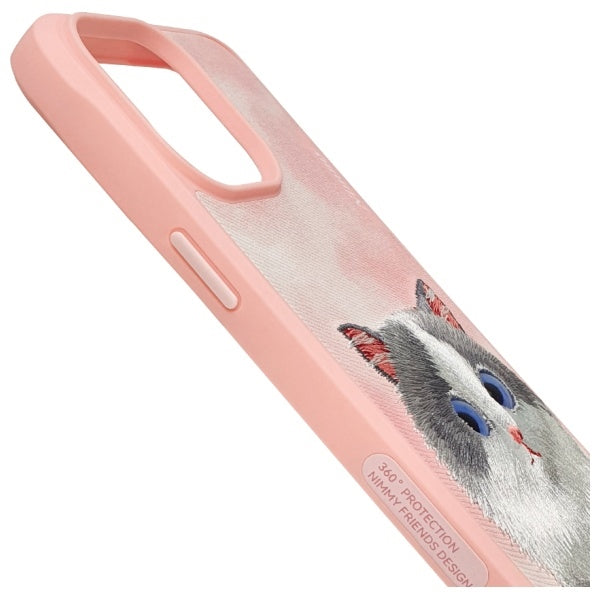 Nimmy Big Eyed Pet 2.0 Cat Case for iPhone 15 Pro Max - Pink