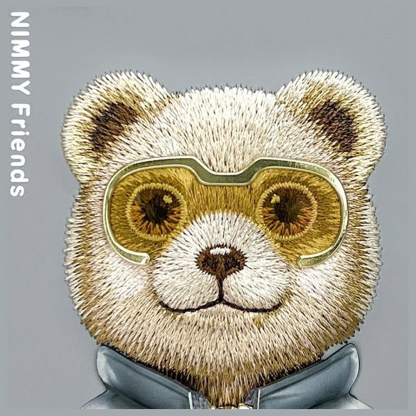 Nimmy Cool&amp;Cute 2.0 Bear Case for iPhone 15 Pro Max - Gray