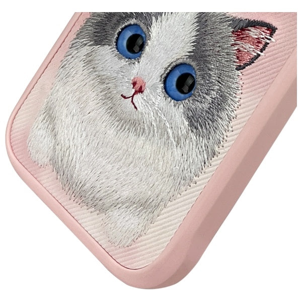 Nimmy Big Eyed Pet 2.0 Cat Case for iPhone 16 Pro - Pink