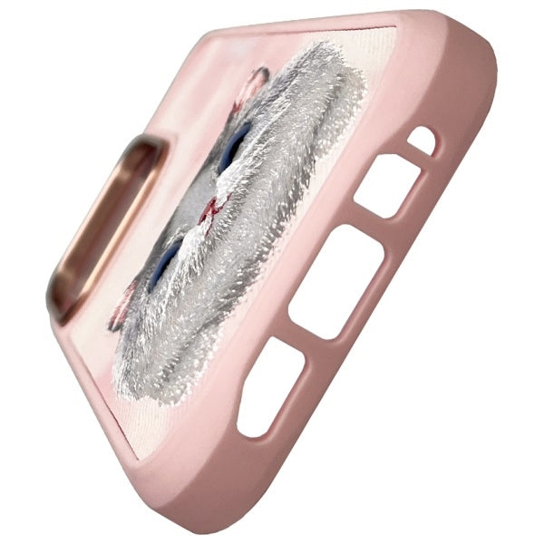 Nimmy Big Eyed Pet 2.0 Cat Case for iPhone 16 Pro - Pink