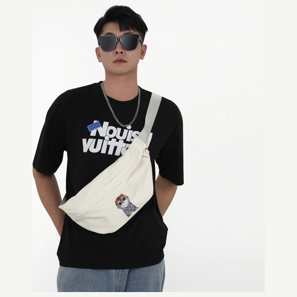 Nimmy Crossbody Glasses Cool Cat Shoulder Bag - Pink