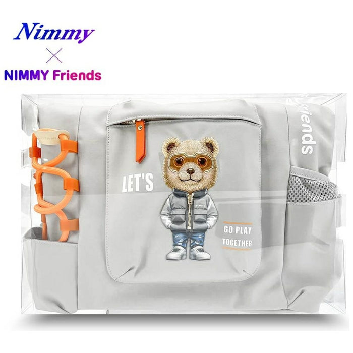 Nimmy Cool&amp;Cute 2.0 Bear Laptop Backpack - Gray