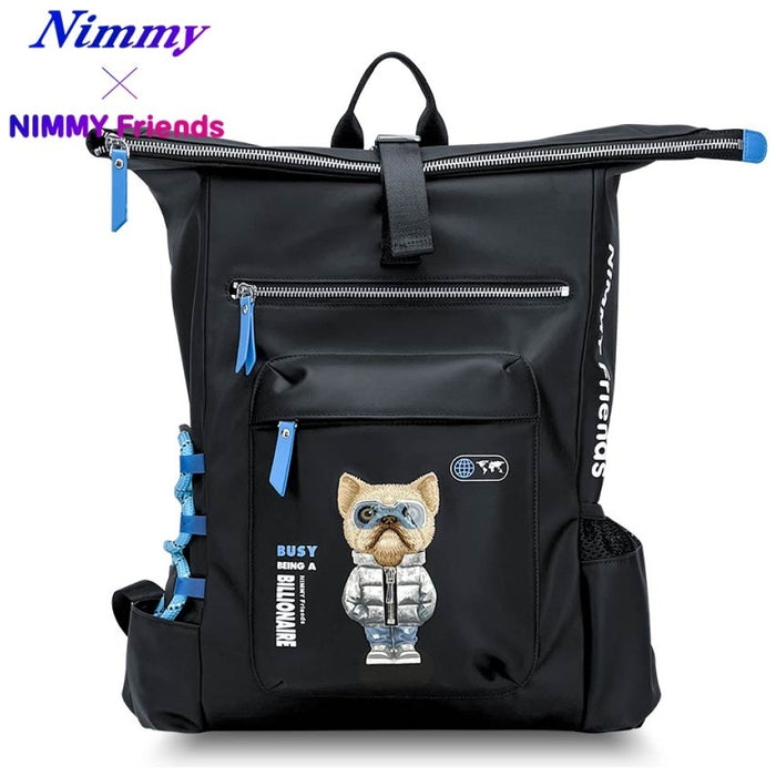 Nimmy Cool&amp;Cute 2.0 Dog Laptop Backpack - Black