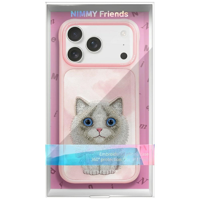 Nimmy Big Eyed Pet 2.0 Cat Case for iPhone 17 Pro - Pink