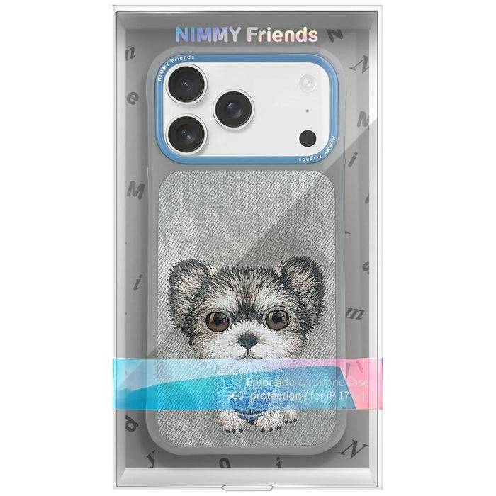 Nimmy Big Eyed Pet 2.0 Dog Case for iPhone 17 Pro Max - Gray