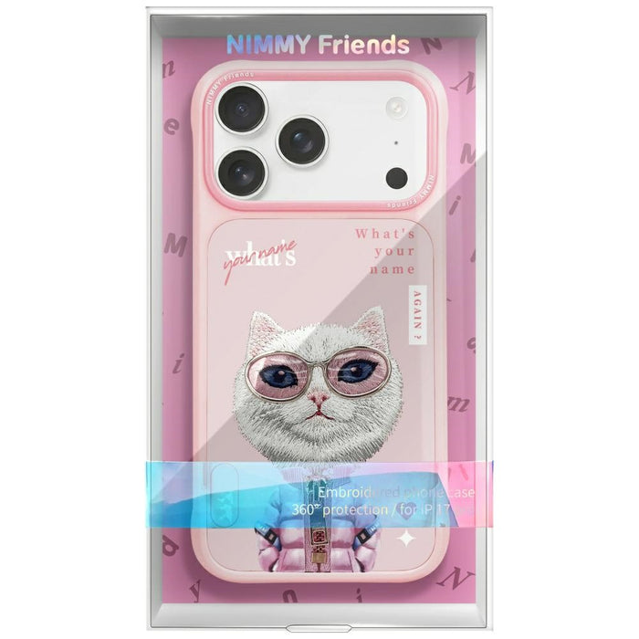 Nimmy Cool&amp;Cute 2.0 Cat Case for iPhone 17 Pro - Pink