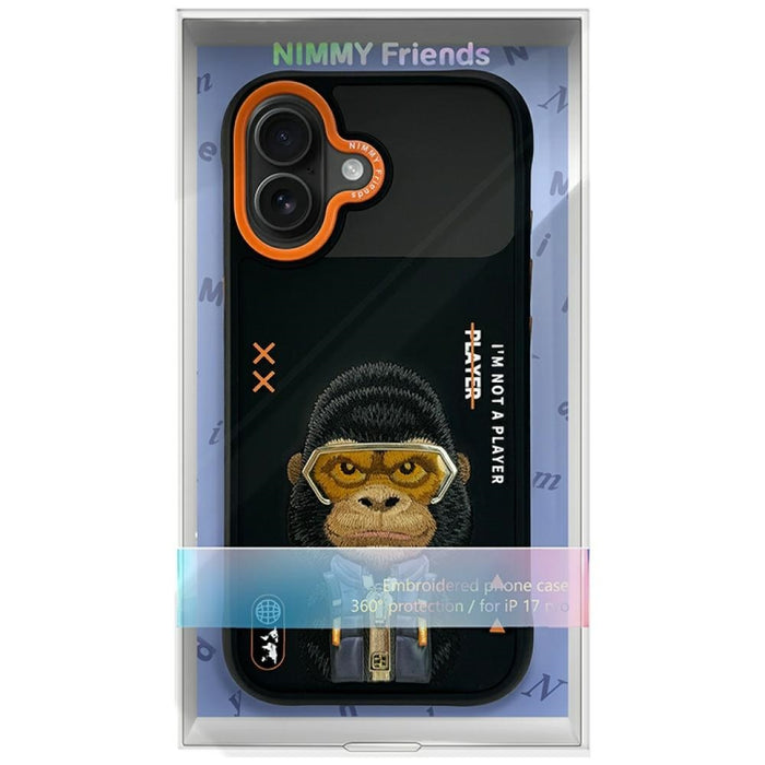 Nimmy Cool&amp;Cute 2.0 Gorilla Case for iPhone 17 - Black