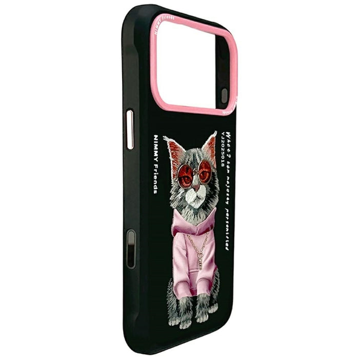 Nimmy Glasses Cool Cat Case for iPhone 17 Pro Max - Black