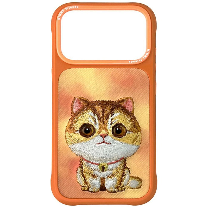 Nimmy Big Eyed Pet 2.0 Cat case for iPhone 17 Pro - orange