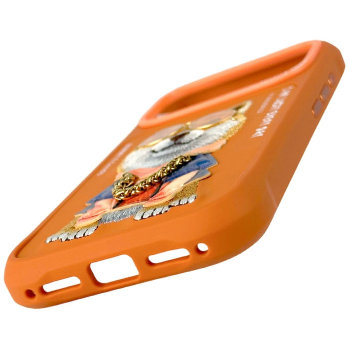 Nimmy Glasses Cool Dog iPhone 17 Pro Case - Orange