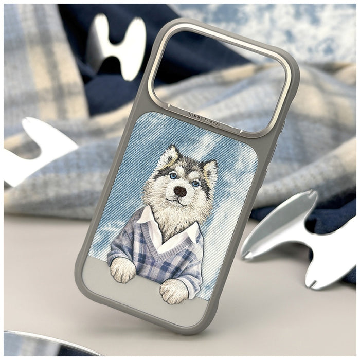 Nimmy Gentle Pets Series Dog MagSafe case for iPhone 17 Pro Max - gray