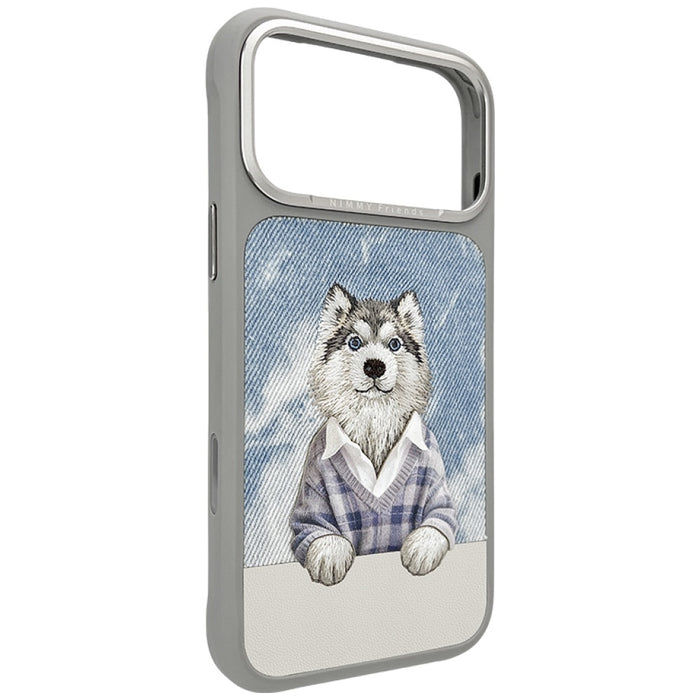 Nimmy Gentle Pets Series Dog MagSafe case for iPhone 17 Pro - gray