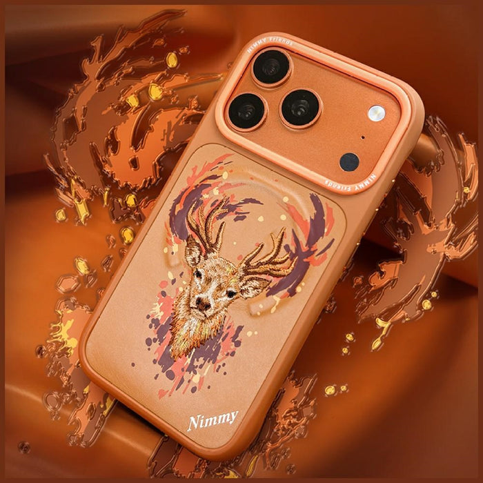 Nimmy Jeleń MagSafe case for iPhone 17 Pro Max - orange