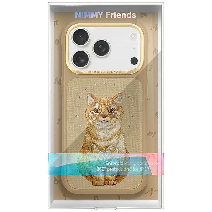 Nimmy Lucky Fashion Cat MagSafe case for iPhone 17 Pro - brown
