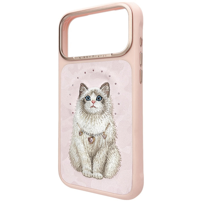 Nimmy Lucky Fashion Cat MagSafe case for iPhone 17 Pro - pink