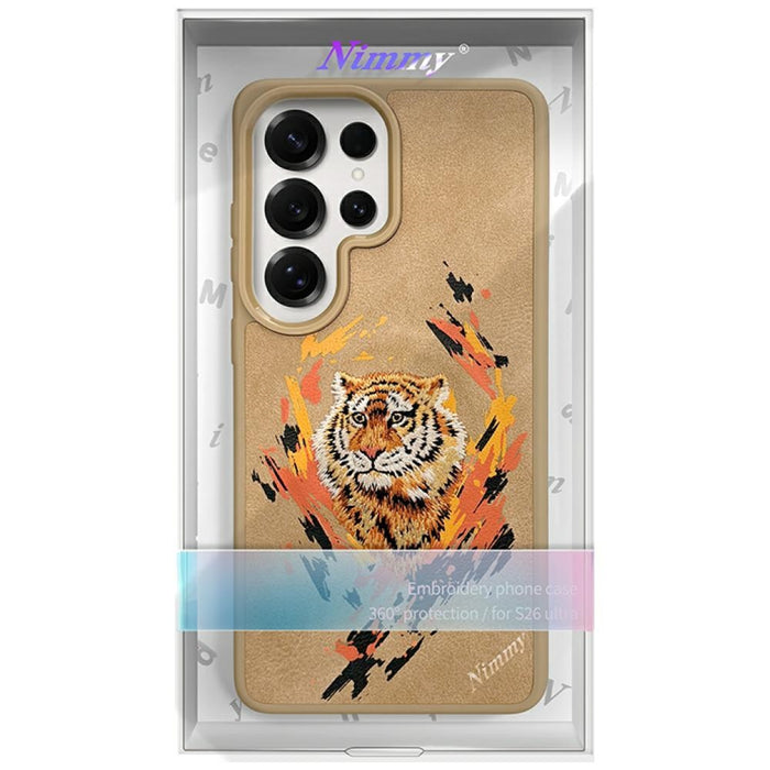Nimmy Tiger MagSafe Case for Samsung Galaxy S26 Ultra - Brown