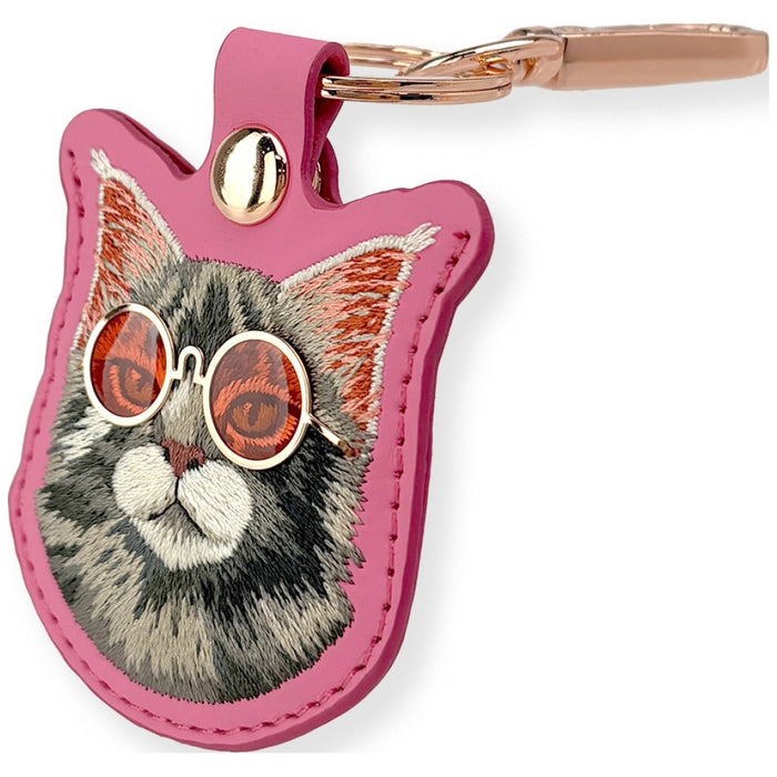 Nimmy Glasses Cool and Cute Cat Tracker Case - Pink
