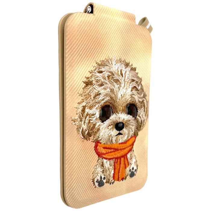 Nimmy New Big-Eye Cute Pets 2.0 Dog Magnetic Wallet with Phone Stand - Brown