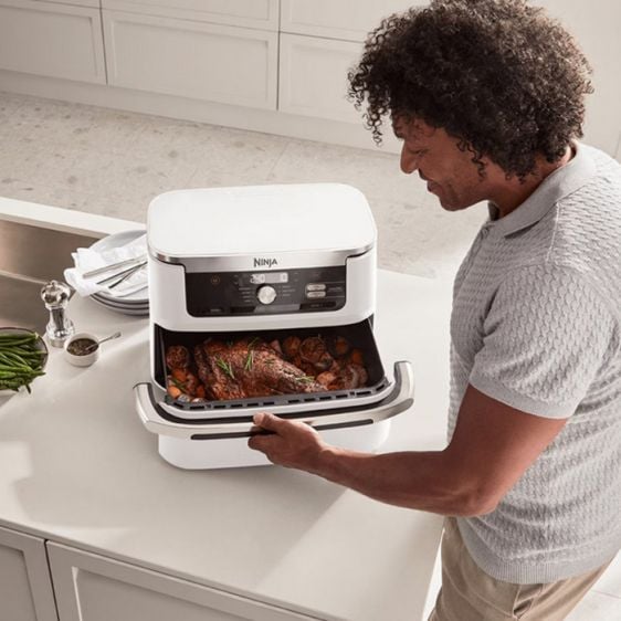 Hot air fryer NINJA Flex Drawer Air AF500EUWH White