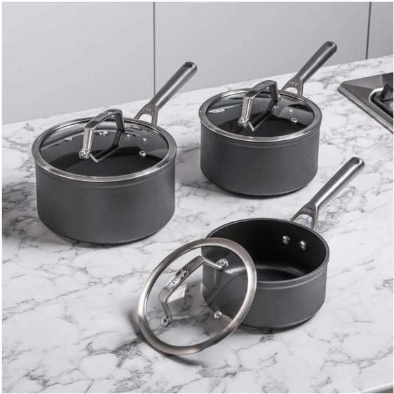 Set of cookware NINJA Food C33000 Stainless Steel Premium 3-Rice Cookware Set