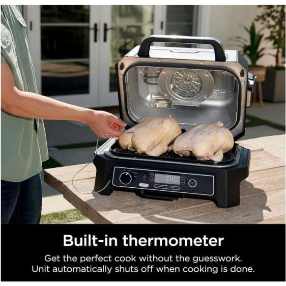 Grill NINJA OG850 Pro XL, 4-in-1, Grill, BBQ smoke, Air Fry, & Bake