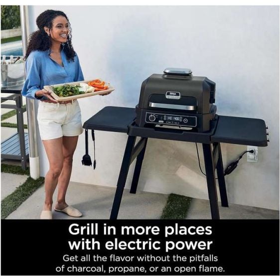 Grill NINJA OG850 Pro XL, 4-in-1, Grill, BBQ smoke, Air Fry, & Bake