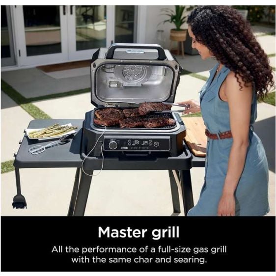 Grill NINJA OG850 Pro XL, 4-in-1, Grill, BBQ smoke, Air Fry, & Bake