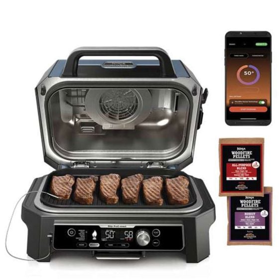 Grill NINJA OG901EU Woodfire Pro Connect XL