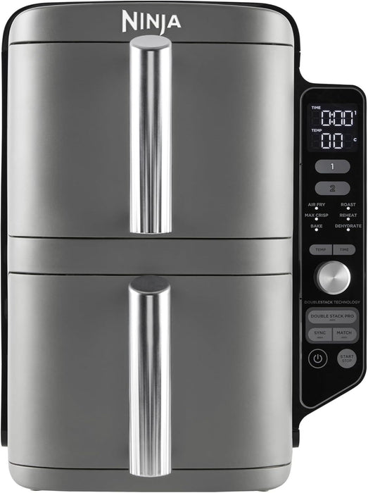 Ninja Foodi Vertical Double Drower Smart Air Fryer 9.5L Gray EU SL400EU
