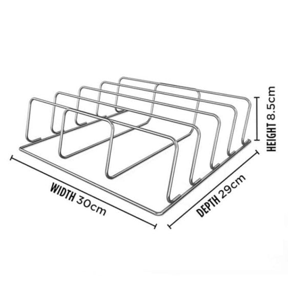 NINJA Woodfire XL Rib Rack Grill Set - XSKOGXLRBRKEU