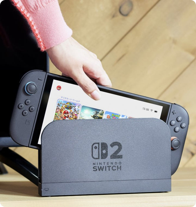 Nintendo Switch 2 Console Set with Joy-Con + Mario Kart World, Black EU - ONLY BOX DAMAGE