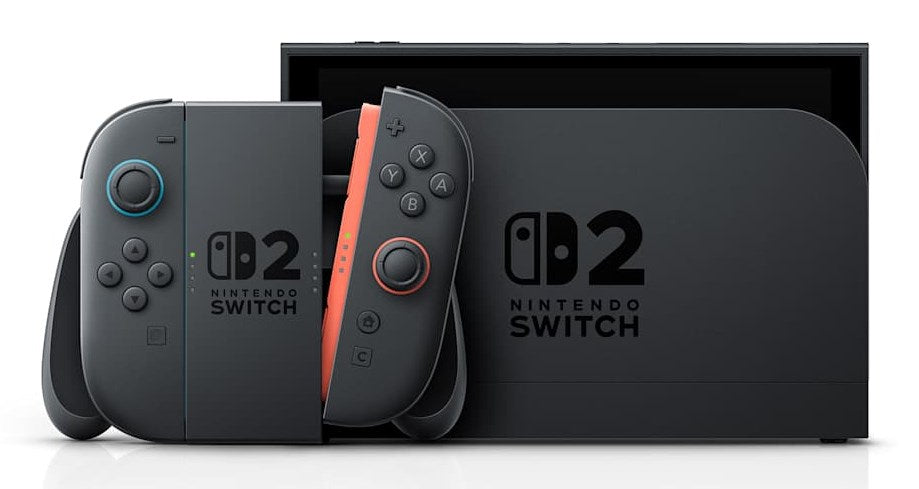 Nintendo Switch 2 Console Set with Joy-Con + Mario Kart World, Black EU - ONLY BOX DAMAGE