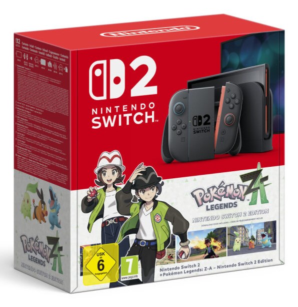 Nintendo Switch 2 Console + Pokemon Legends ZA Bundle 256GB