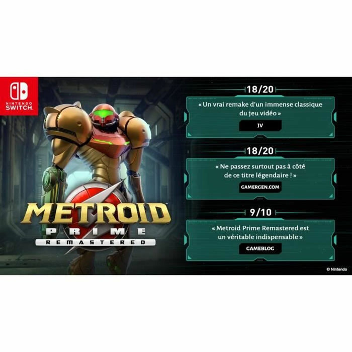 Video game for Switch Nintendo Metroid Prime Remastered